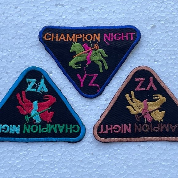 Lot of 3 Iron on Patches for Jackets Jeans Clothes Craft Embroidry Patches - Picture 5 of 8